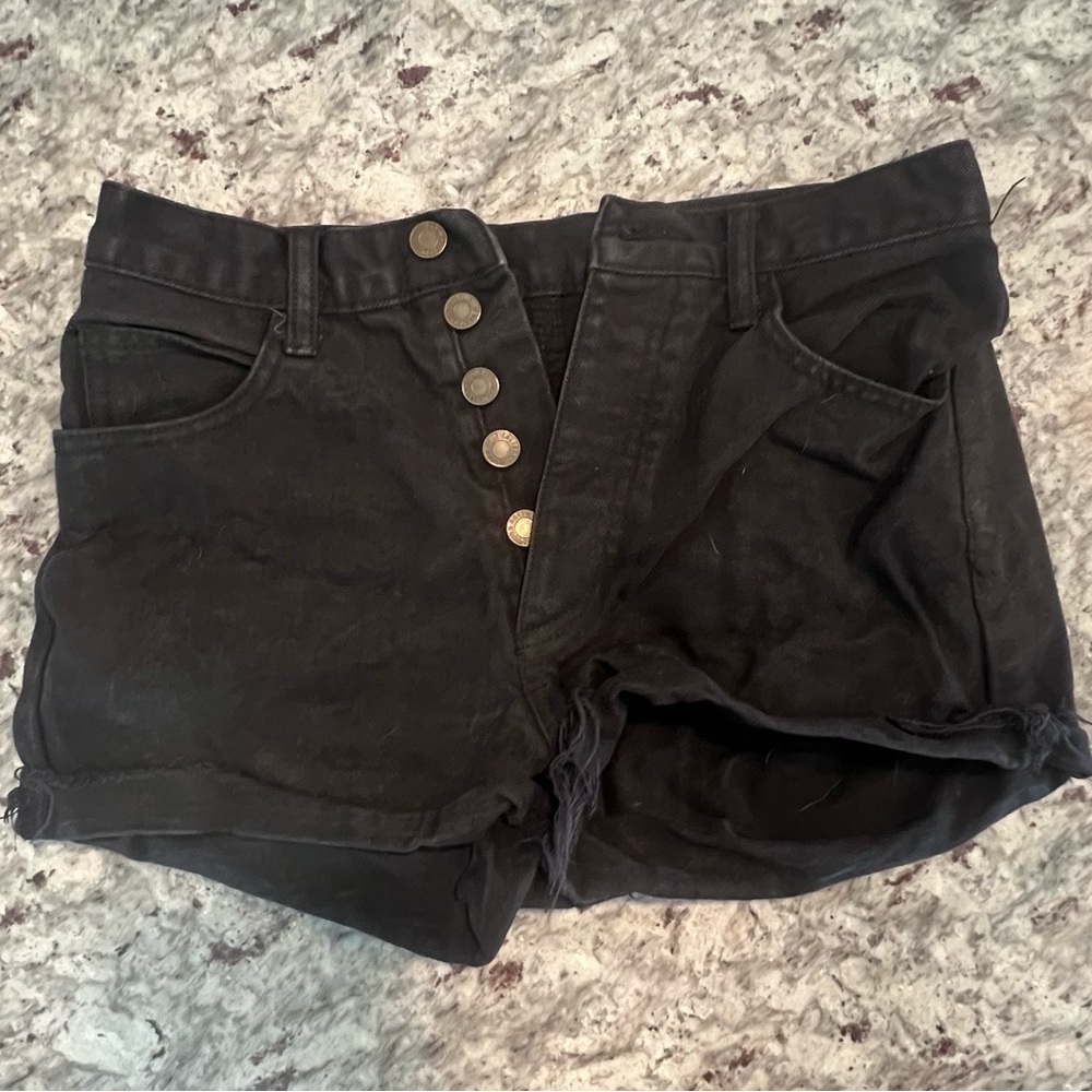 Brandy Melville/ J. Galt Black denim shorts size medium